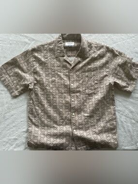 NWT American Eagle Textured Button-Up